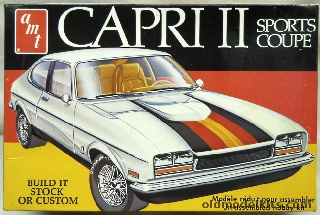 AMT 1/25 Capri II Sports Coupe - Lincoln-Mercury Ghia - Stock or Custom, T435 plastic model kit
